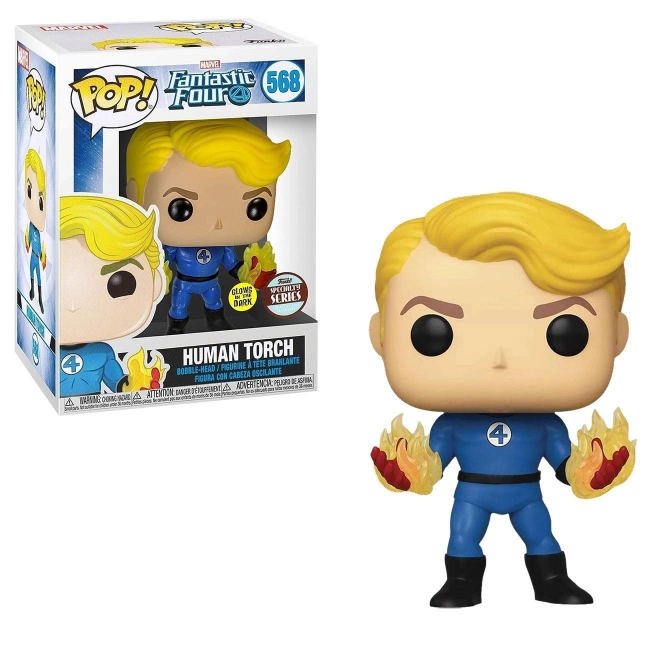 Funko Pop Human Torch Marvel Fantastic Four Specialty Series